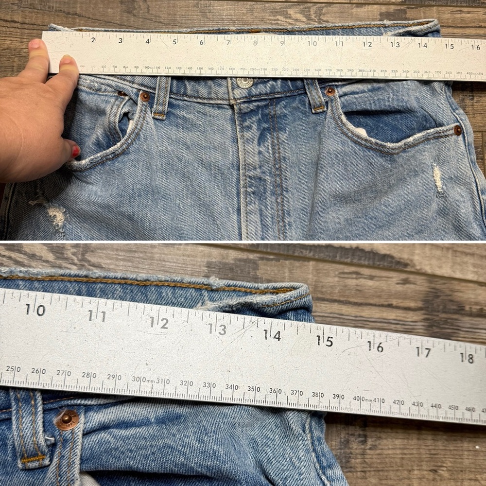 Abercrombie & Fitch The 90's Straight Ultra High-Rise Denim Jeans - Picture 13 of 13